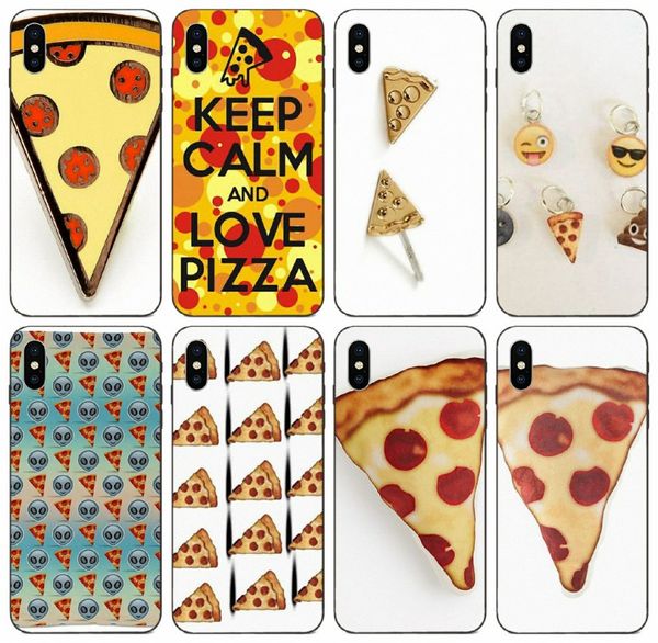 

[tongtrade] pizza emoji case for iphone 11 pro x xs max xr 8s 7s 6s plus galaxy s2 s3 s4 s5 mini huawei mate 10 lite lg g3 mini fashion case