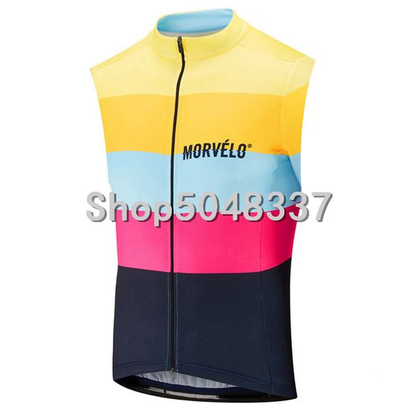 

morvelo 2019 outdoor quick dry breathable cycling jerseys sleeveless cycling vest men bike sleeveless jackets maillot ciclismo, Black