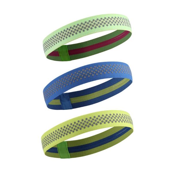 

reflective headband non-slip hairband sweatband for men women running workout fitness cycling and other outdoor sports, Yellow;black