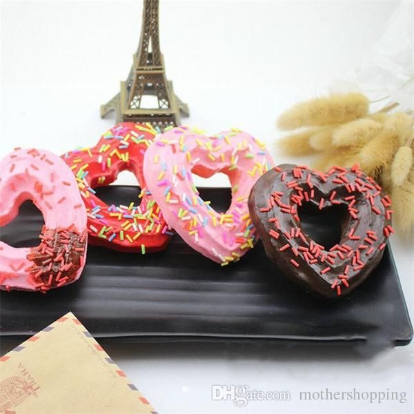

donut squishy slow rising squeeze phone strap charm pendant squishes collection soft scented kid toy gift random color