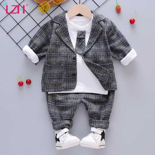 

детская одежда эпикировка 2020 осень зима детский плед с длинными рукавами из трех частей костюм мальчиков одежда набор малышей мальчиков од, White