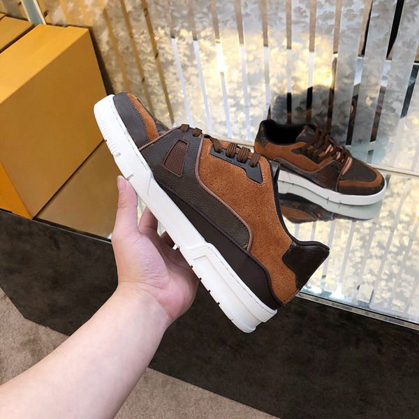 

2020 men's fashion thick sneakers low-practical black white red linen men's coach casual skateboard shoes