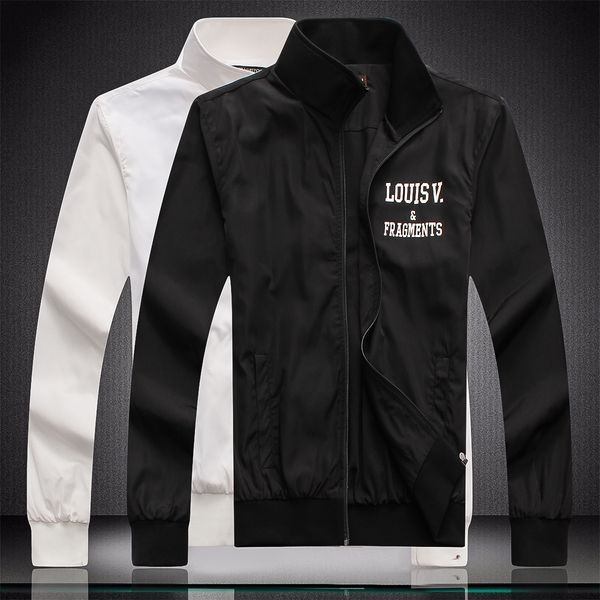 

2019ss autumn & winter brand new luxury long sleeved medusa mens windbreaker jackets men casual jackets, Black