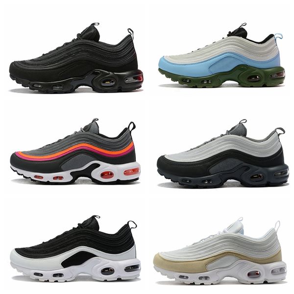 

new arrival tn 2019 shoes for men women trainers black white red tn femme chaussures running tns requin casual fashion sneakers size 36-46