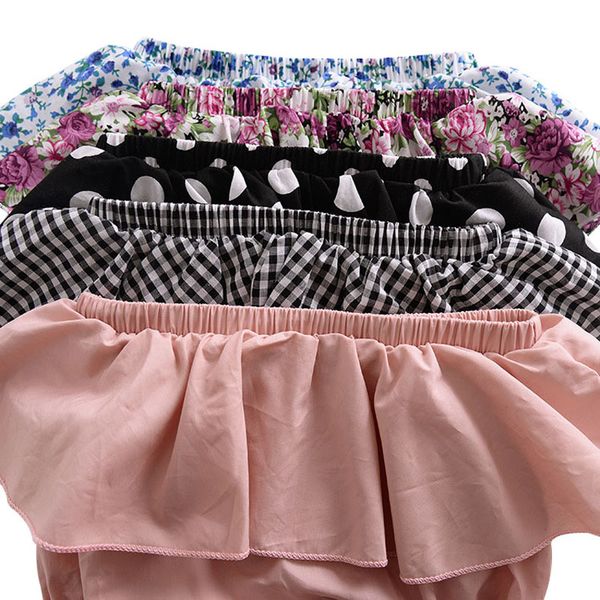 

2020 brand new newborn toddler infant baby kid girl short pants floral print bottoms pp bloomers ruffled panties wholesale 0-6y, Black