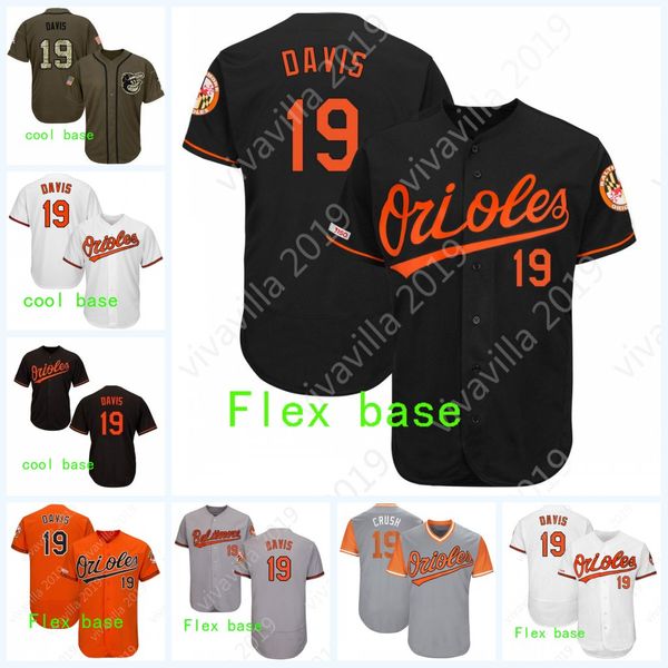 

Top Quality 19 Chris Davis Baltimore Mens Embroidery 100% 100% Stitched Orioles Baseball Jersey S-XXXL Free Shopping