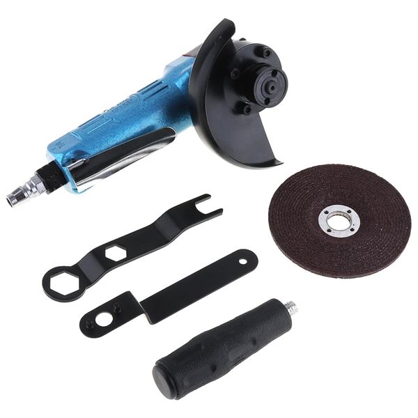 

mini high-speed 4 inch powerful blue pneumatic polisher air angle grinder for machine polished grinding cutting tools