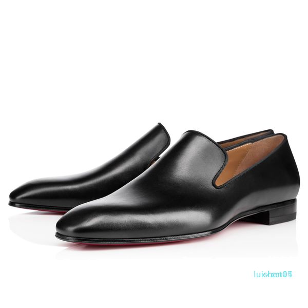 

brandr red bottom loafers luxury party wedding shoe designer black patent leather suede dress shoe for mens slip on flats