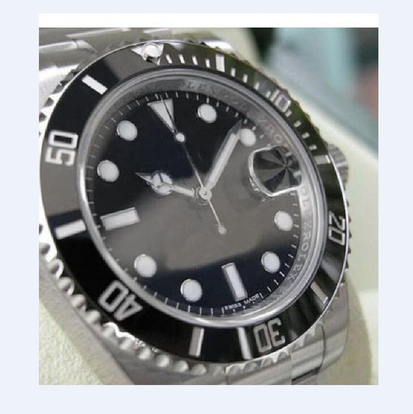 

оптовое unisex mechanical президент с оригинальным box повседневный современные мужские часы 116610 mens нержавеющей стали черный керамическ, Slivery;brown