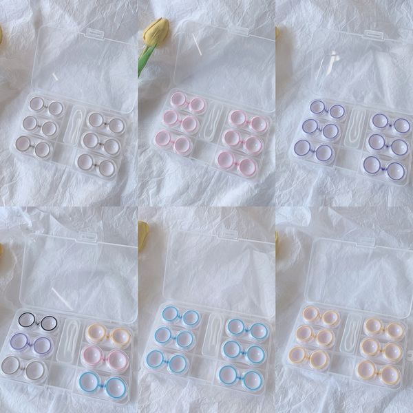 

wlrlv meitong ins high-end portable with rubber ring leak-proof design a box of six-pair style meitong box ins concise high-end simplicity v, Blue