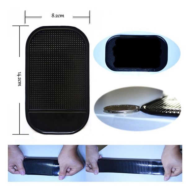 

universal multi-functional car anti slip pad rubber mobile sticky sticky dashboard phone shelf anti slip mat for gps mp3