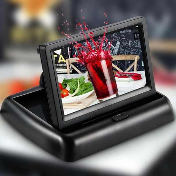 

adeeing 24v 4.3 inch foldable car monitor reverse camera parking system tft lcd display cameras for rear view reverse camera