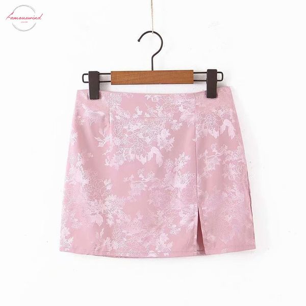 

ljpz9202 28 skirt ropa mujer skirts womens jacquard satin split skirt packet buttock skirts short skirt, Black