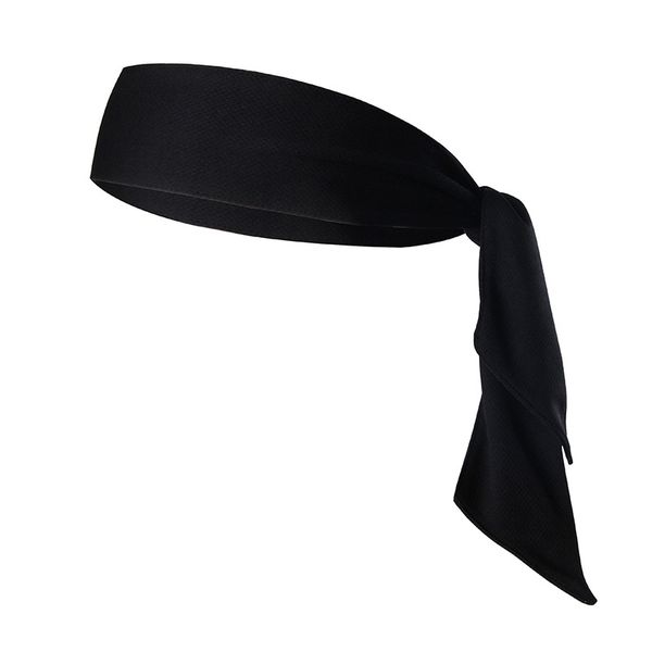 

ninja headband tie sports sweatband tennis running gym fitness basketball yoga hair band pirate hat headwear men women, Yellow;black