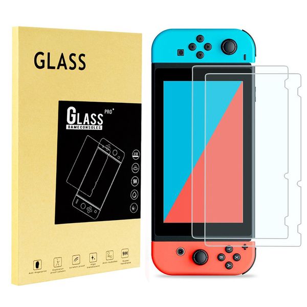 

2.5d 9h console consola ns tempered glass for nintendo switch tempered glass screen protector protective film cover