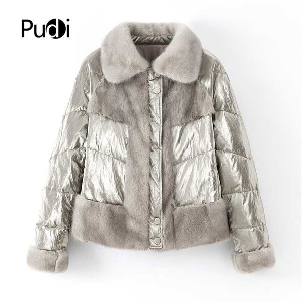 

pudi women real coat jacket parka winter warm oversize female coats zy907, Black