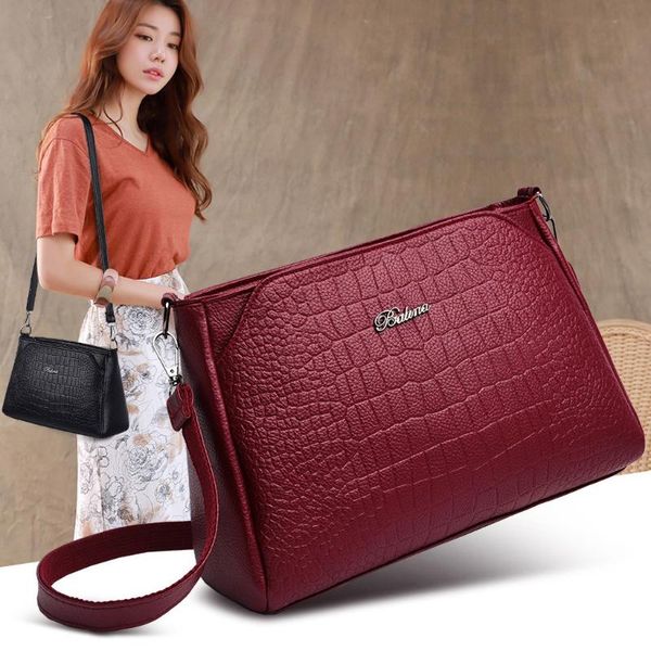 

women casual leather handbag soft face fashion retro college soft leather bag bolsa feminina de couro sacoche femme#s