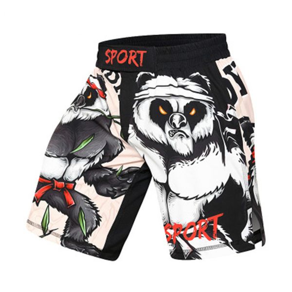 

bjj boxing shorts muay thai training sports shorts men kickboxing boxeo fights short pant gym loose running sport bjj, Blue