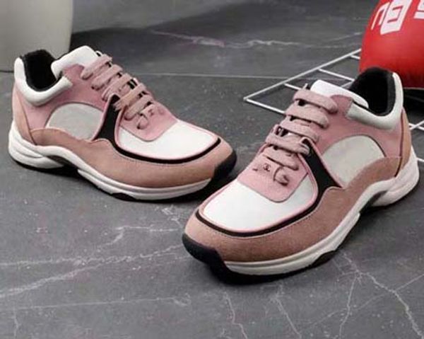 

new women shoes women luxury shoes fashion leather trainers sneakers platform triple espadrilles chaussures shoe001store 07, Black;red