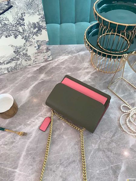 

2020 new women's single shoulder bag fashion straddle bag leather chain bag