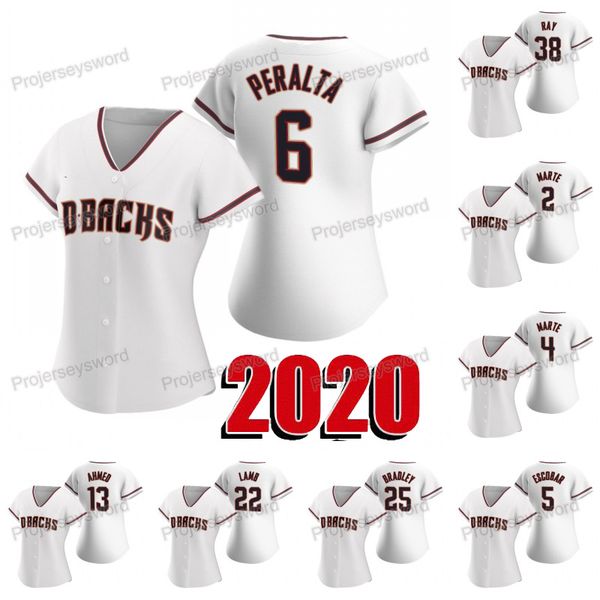 

2020 womens david peralta jersey ketel marte nick ahmed jake lamb archie bradley robbie ray starling marte eduardo escobar baseball jerseys, Blue;black