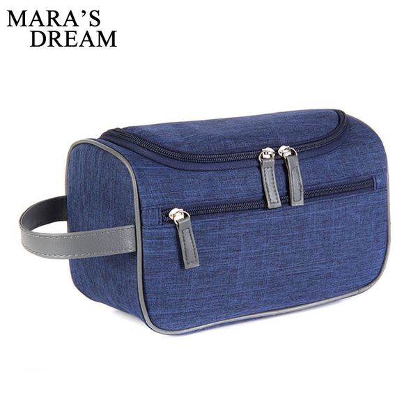 

mara's dream cosmetic cases portable quality waterproof oxford women bag solid color casual men and women storage bag
