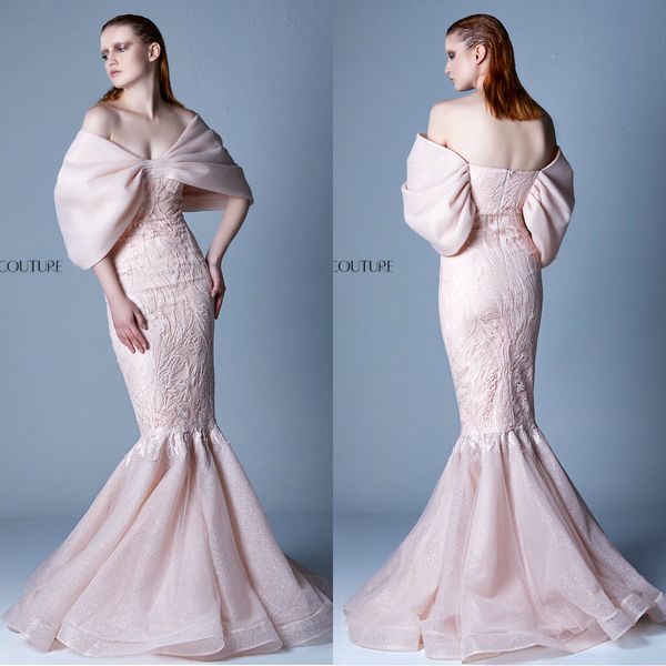 

2020 pink mermaid prom dresses off the shoulder floor length glitter wrap evening dress party wear plus size red carpet gowns, Black;red