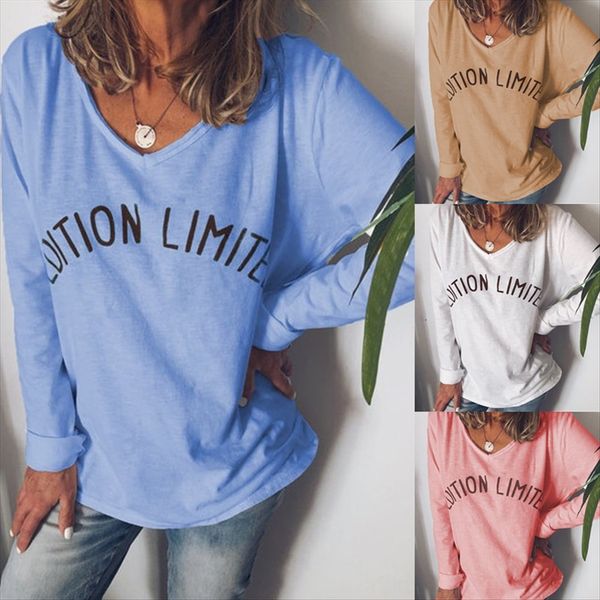 

2019 autumn pop printing women's new 2019 autumn pop printing women's new t-shirt t-shirt top, White