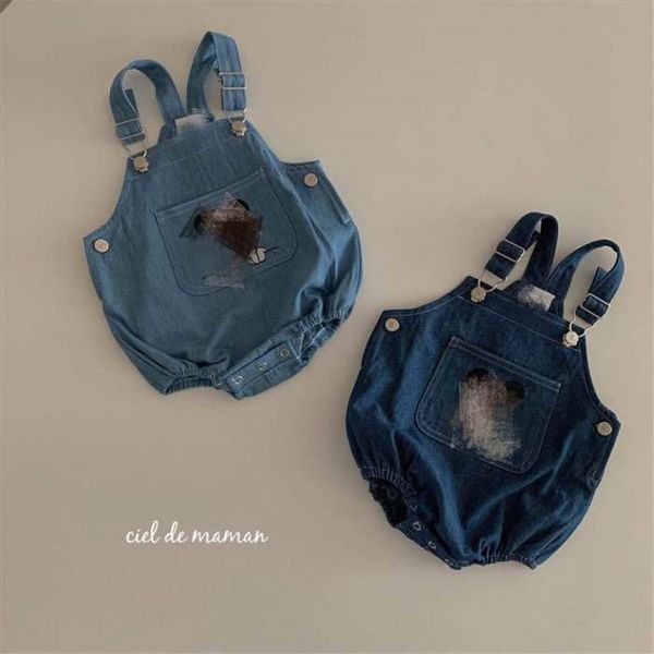 

декие ползђнки джинове декие комбинезон новоѬожденне малики девоки п, Blue