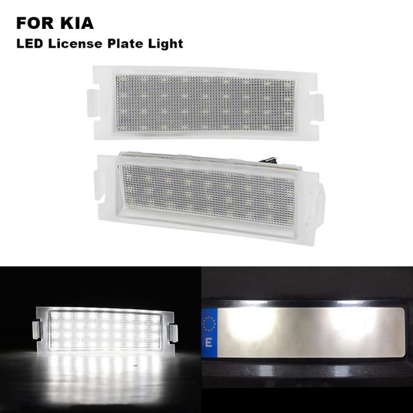

2pcs 12v 3w clear led license number plate light for kia forte koup 2-door 2009-2017 license plate lamps car accessories