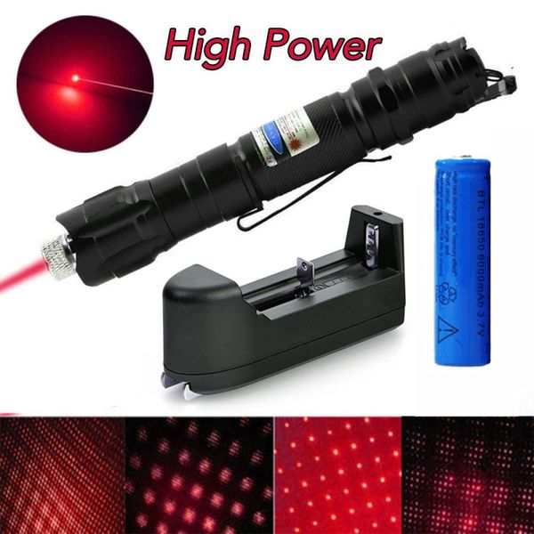 

Новая мощная красная лазерная ручка 009 10 миль 5 мВт 650 нм + аккумулятор 18650 3000 мАч + зарядное устройство Красный лазерный указатель