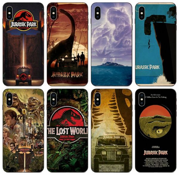 

tongtrade] comics manga caricature the jurassic park case for iphone 11 pro x xs max xr 8s 7 6 5 galaxy note 9 honor 9x redmi k30 1pcs case