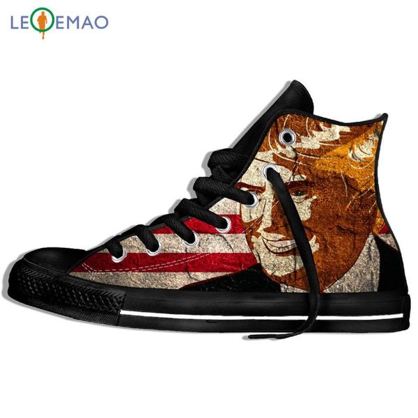 

men's walking canvas boots shoes breathable brand united states flag trump president funny sport shoes classic sneakers