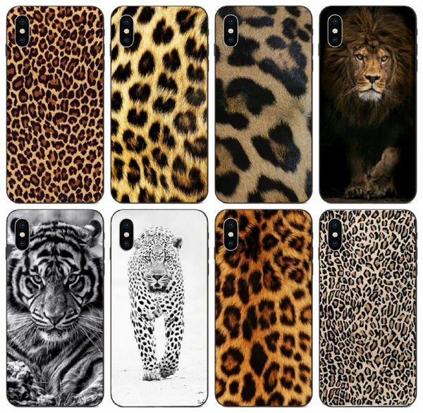 

tongtrade] tiger leopard tpu rubber case for iphone 11 pro max x xs 8 7 6s 6p 5s 5 galaxy a7 honor 10 20 lite xiaomi mi max 3 silicone case
