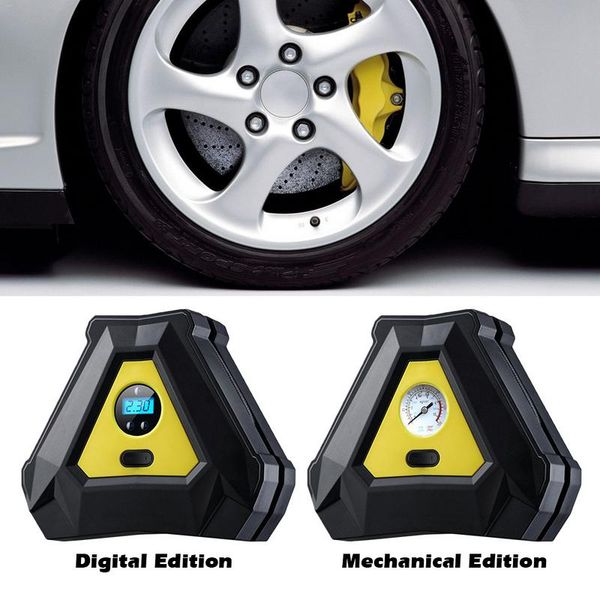 

portable 12v electric car tire inflator pump car air compressor pump led inflatable
