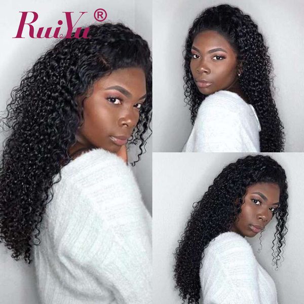 

kinky завитые полный шнурок человеческих волос парики для женщин черный индийский curly человеческих волос фронта шнурка парики с ребенком в, Black;brown