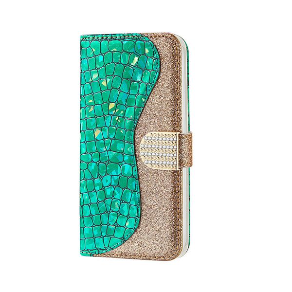 Para Samsung Galaxy Note 10 mais nota 9 S8 S9 S10 além A20 A70 A50 caso tampa do telefone celular caso do telefone carteira carteira diamante brilho