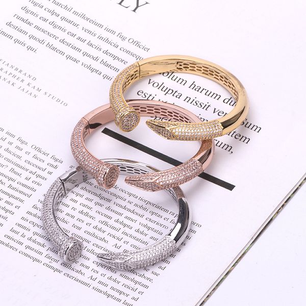 

rose gold diamond bangle women handmade bangles bracelet party wedding, Black