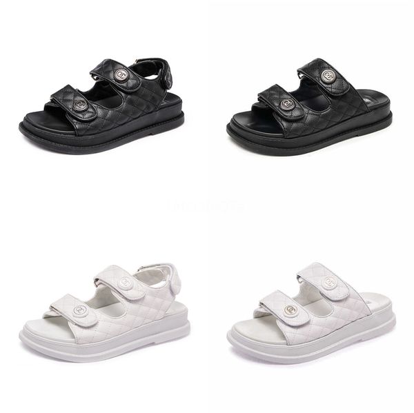 

womens sandals 2020 summer fashion genuine leather wedges comfort ladies shoes women flats soft plus size sandals mother shoes t200610#588, Black