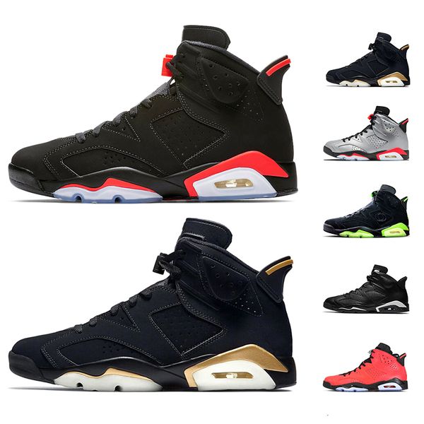 

6s new arrived men basketball shoes 2019 new black infrared oregon white toro breathe 6 sports sneakers mens trainers size 7-13