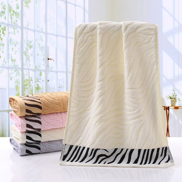 

home textile bamboo fiber tiger pattern soft plain jacquard quick-dry type home textile face towel 4pcs/lot