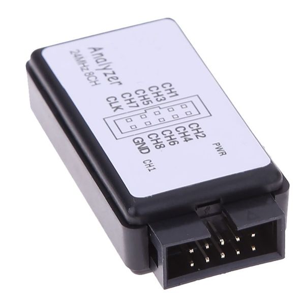 

usb логический анализатор 24м 8ch микроконтроллер arm fpga debug tool 24mhz, 16mhz, 12mhz, 8mhz, 4мгц, 2mhz
