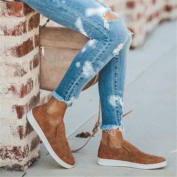 

drop shipping new fashion women's leisure vulcanized flat-soled shoes sports shoes women's low-up flat-soled, Black