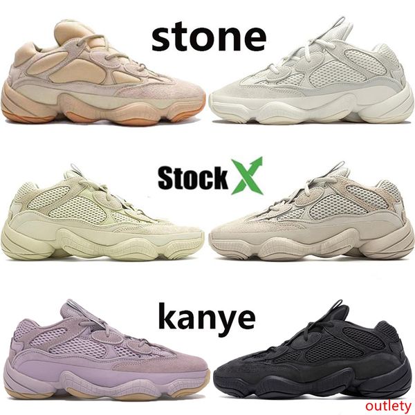 

desert rat 500 bone white running shoes mens womens soft vision super moon yellow utility black blush salt kanye designer sports sneakers
