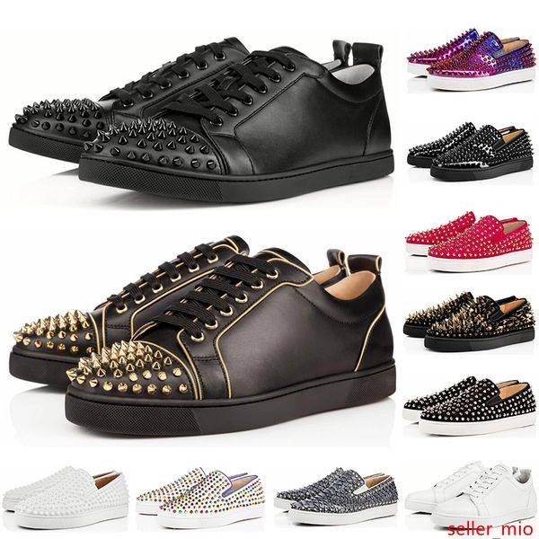 

wholesale luxury designer women shoes low nude black red leather pointed toes pumps party genuine leather casual sneaker shoes