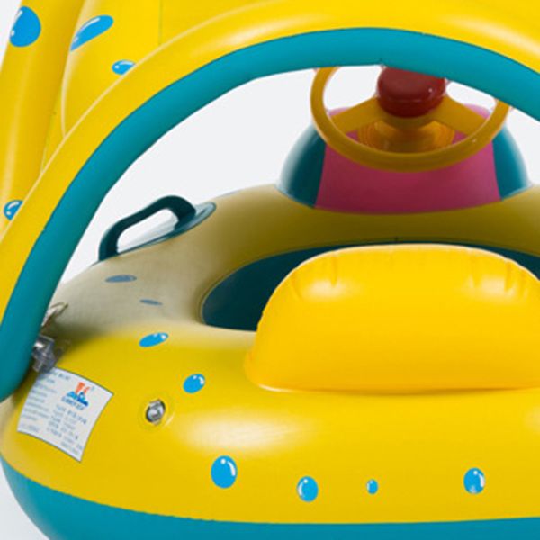 

baby kids swimming ring portable summer safety inflatable adjustable sunshade float water seat boat ring swim pool water sport