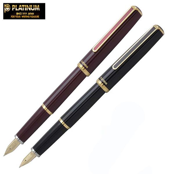 

japan platinum vicoh thin fountain pen 14k gold tip with ink converter ptl-5000a