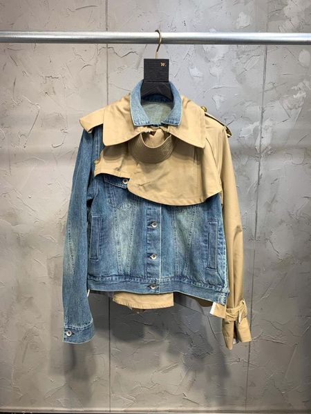 

2019 autumn fashion women patchwork jacket coat ddxgz2 7.15, Black;brown