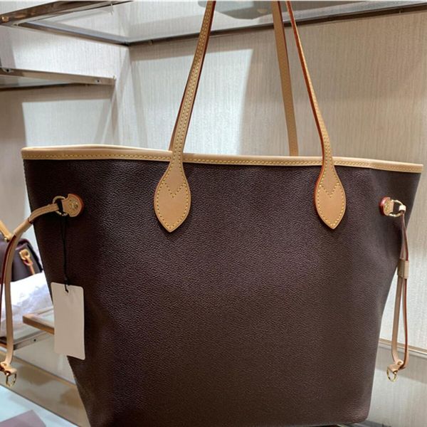 

2pcs/set never designer women full handbags ladies luxury composite tote pu leather clutch shoulder bags female purse with wallet