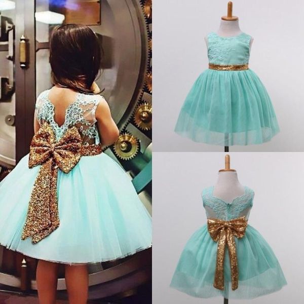 

pudcoco girl dress 2y-7y us sequin kids girls princess party wedding bridesmaid formal gown dress new mon, Red;yellow